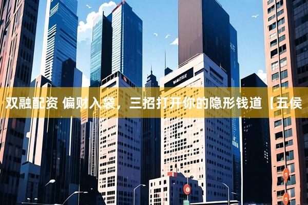 双融配资 偏财入袋，三招打开你的隐形钱道【五侯