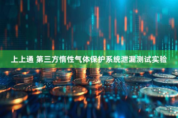 上上通 第三方惰性气体保护系统泄漏测试实验